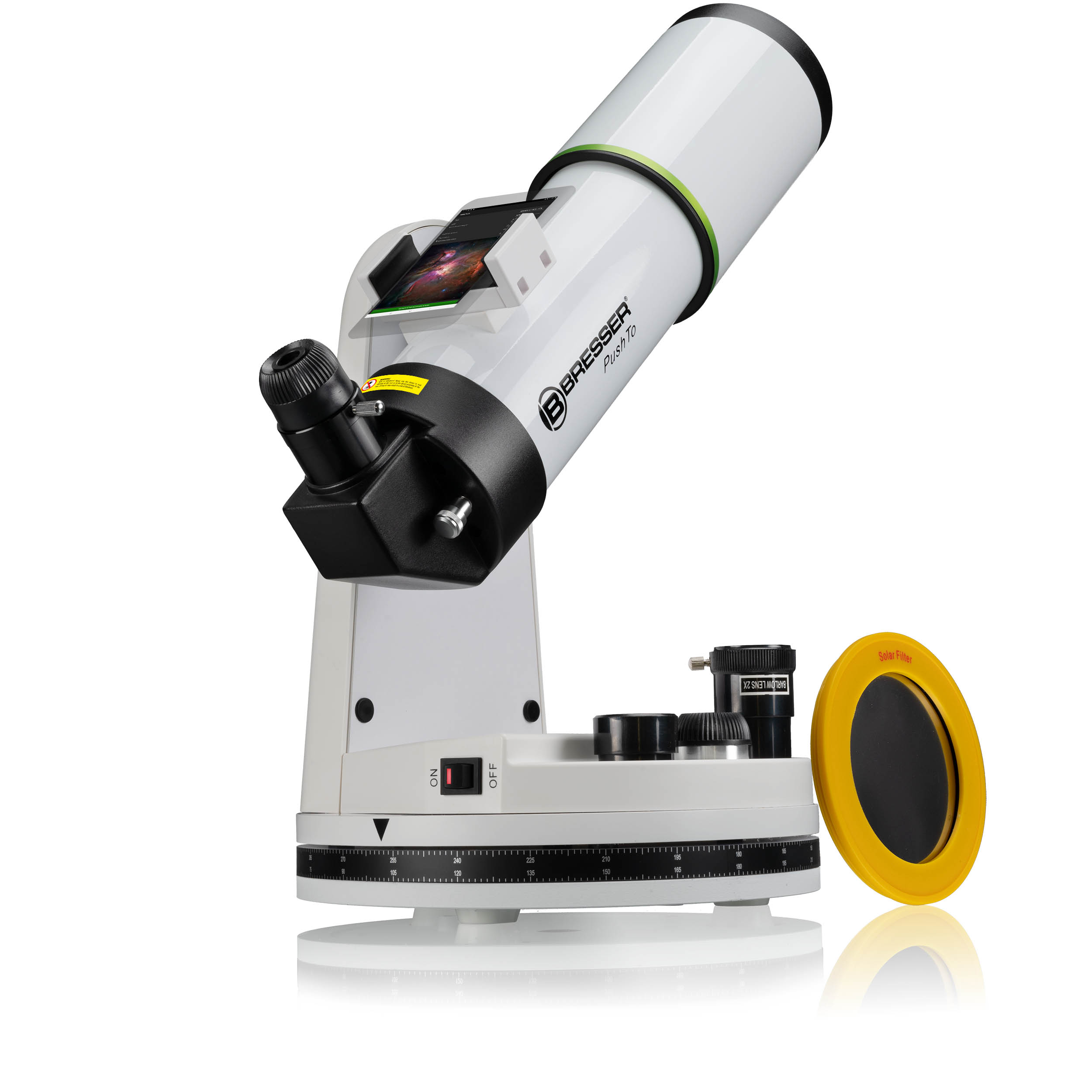  Telescopio rifrattore PushTo AR-80/400 con Bluetooth 