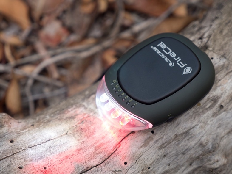  Firecel: Nuovo 3 in 1 di casa Elements® batteria portatile, scaldamani e torcia LED bianca e rossa 