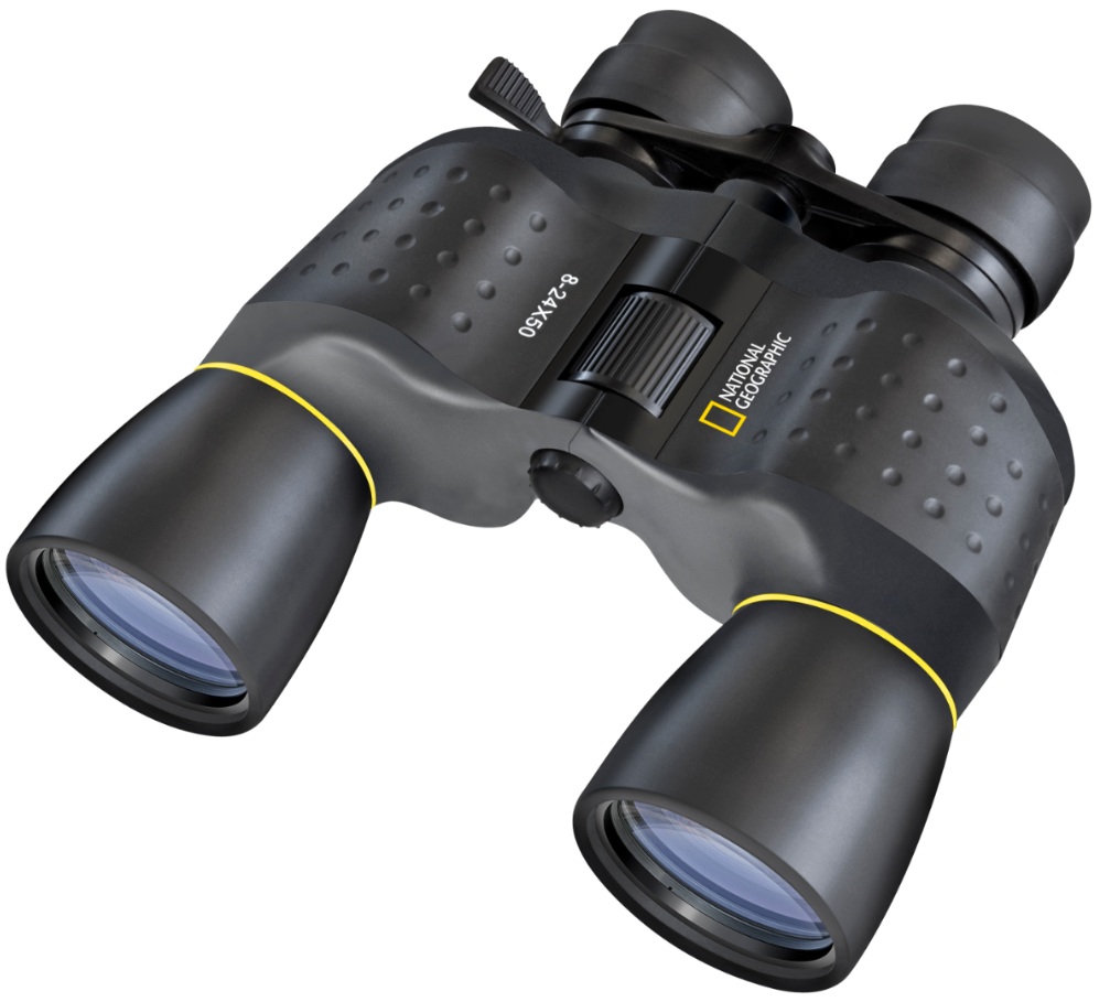  Binocolo Zoom 8-24x50 con prismi di Porro completamente antiriflesso 