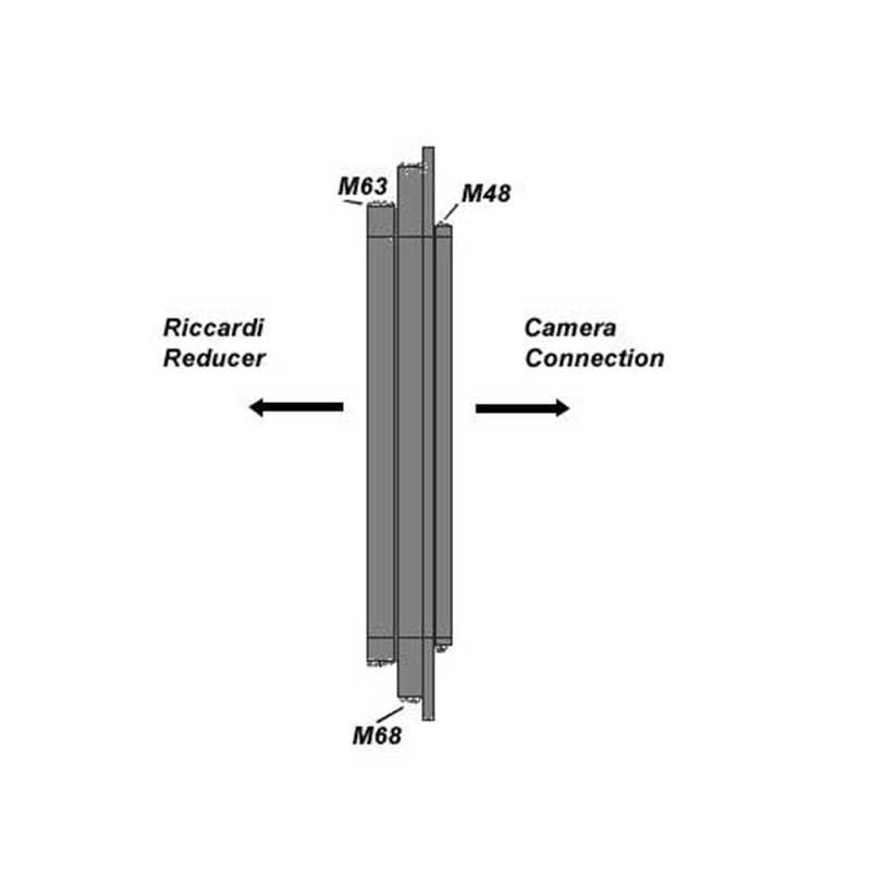  Adattatore da M68 e M63 a M48 - Riccardi adattatore innesto 