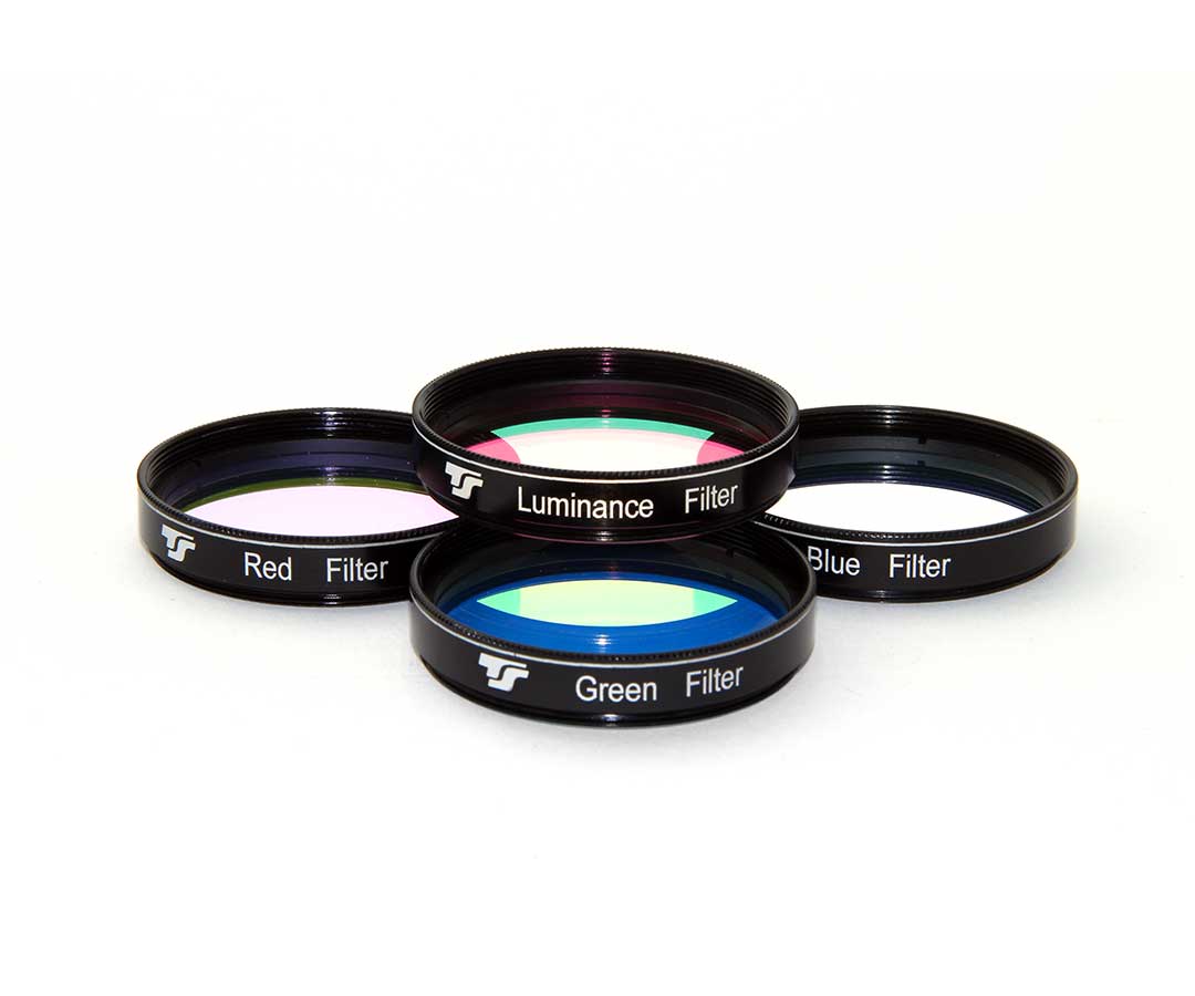   TS-Optics 2" L-RGB CCD Interferenz Filterset for Astrophotography - 4 Filters [EN]  