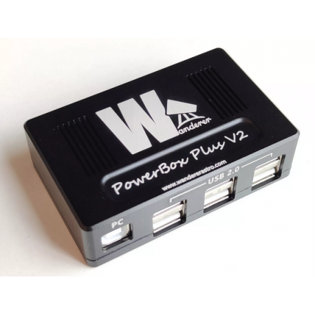  La Wanderer Box Plus V2 è equipaggiata con 6 uscite DC a 12V, 6 porte USB 2.0 ad alta velocità;
